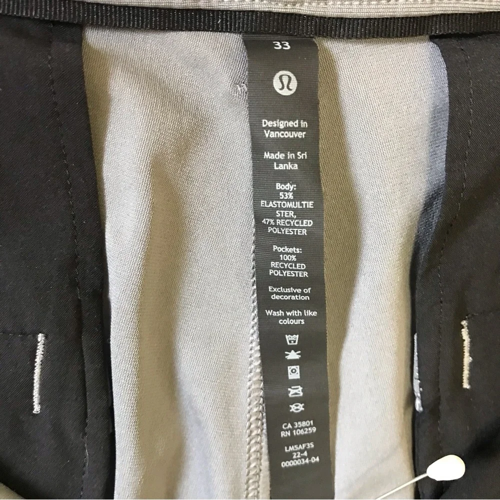 Lululemon ABC Commission Pants Asphalt Grey